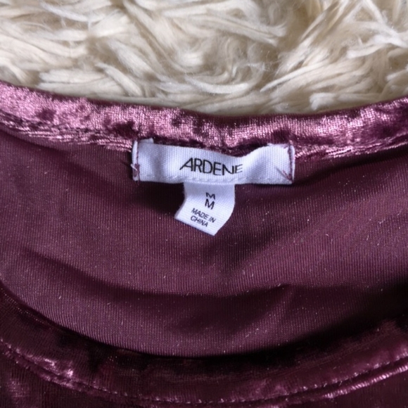 🏷️2/$20🏷️Mauve velvet crop tee - Picture 3 of 3